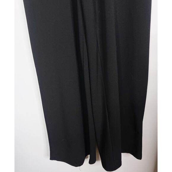 PrettyLittleThing Size 2 Black Strapless Sweetheart Neckline Wide Leg Jumpsuit - Picture 5 of 10